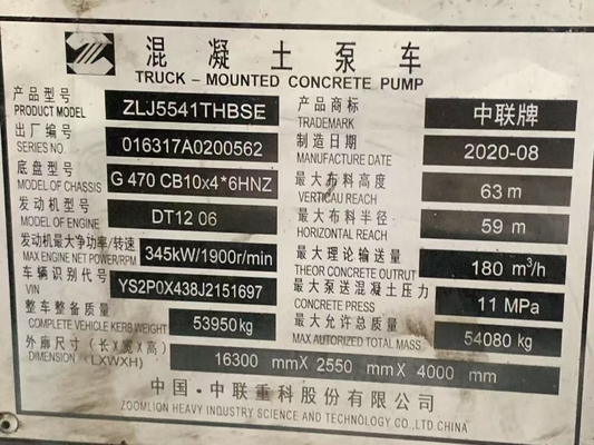 Highly Durable ZOOMLION TRUCK-MOUNTED CONCRETE PUMP Excavator Cylinder Seal Kit 220-360 with PU PTFE NBR IRON Phenolic Seals