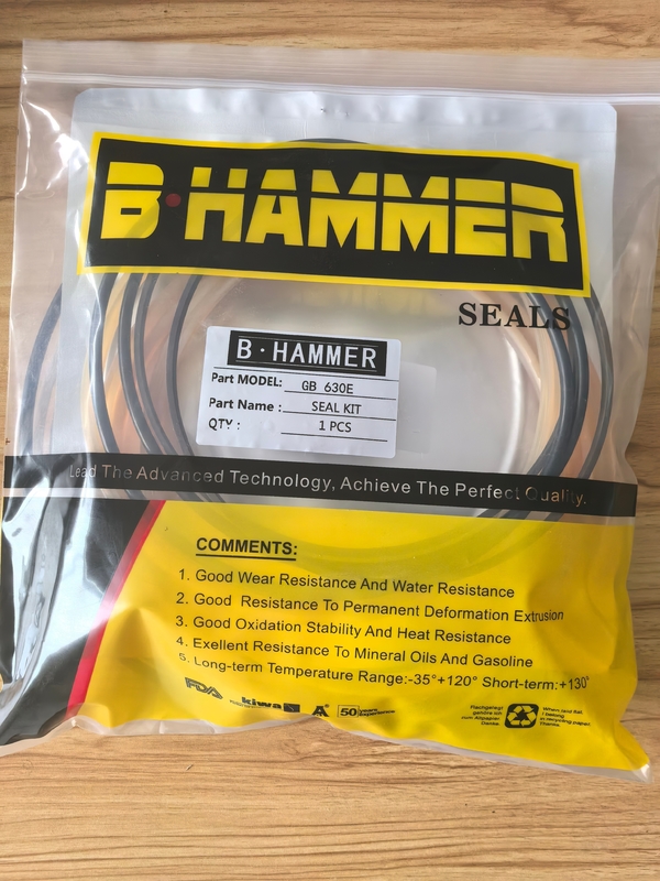 GB GBN Hydraulic Hammer Repair Seal Kit GB 630E  GB630E  B502-9001-01 B502900101